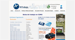 Desktop Screenshot of mitrabajo.com.mx